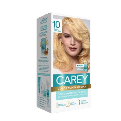 TINTA CAREY KIT RUBIO EXTRA CLARO Nº 10 TINTA CAREY KIT RUBIO EXTRA CLARO Nº 10
