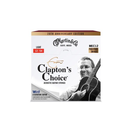 Encordado Folk Martin Eric Clapton 12/54 Encordado Folk Martin Eric Clapton 12/54