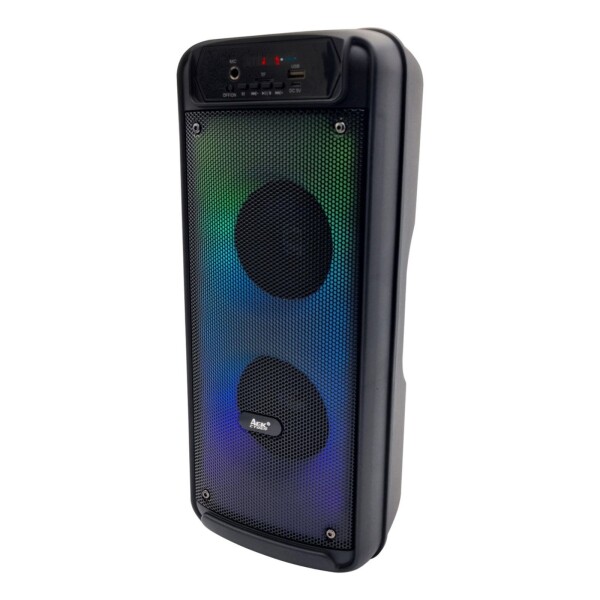 Parlante Portable Aek 2×4 Caja Activa Luces Rgb Bluetooth Parlante Portable Aek 2×4 Caja Activa Luces Rgb Bluetooth