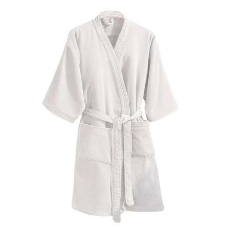 Bata Baño Dohler Velour 100% Algodón Talle P al XXG Blanco