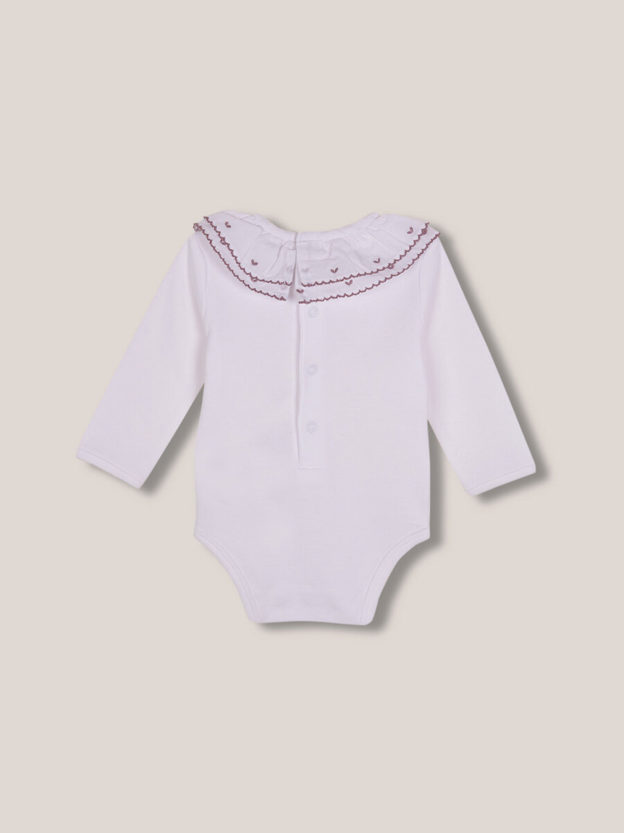 Body Cuello Doble Blanco Optico