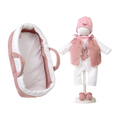 Set Llorens Pijama Chaleco Transportadora Gorra Zapatos 42 cm Variante Modelo Vestido