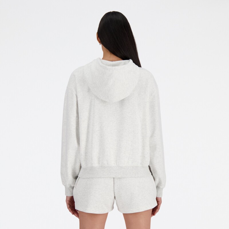Campera New Balance de Dama - FULL ZIP HOODIE - WJ41501AHH GREY