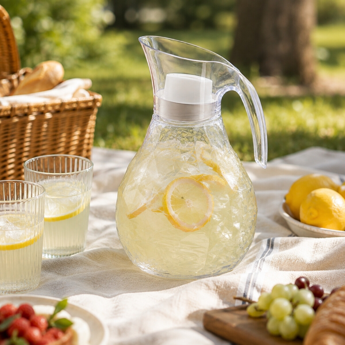 Jarra 2,3 L transparente - TRANSPARENTE 