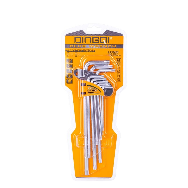 DINGQI LLAVE ALLEN TORX LARGAS JUEGO 9 PIEZAS Dingqi Llave Allen Torx Largas Juego 9 Piezas