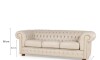 Sillón 100% Cuero - 3 Cuerpos - Chesterfield Arena
