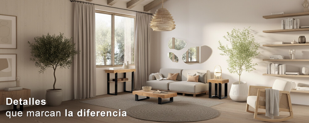 Seleccionados para tu living - Productos en madera maciza