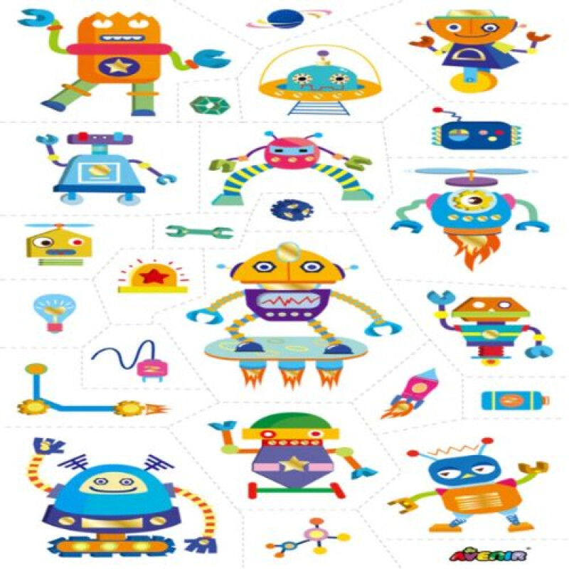Tattoo stickers lavables Robot Tattoo Stickers Lavables Robot