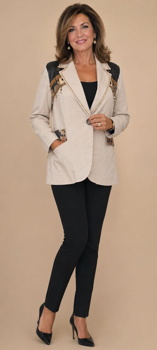 CHAQUETA ROSANGELA - Avena 