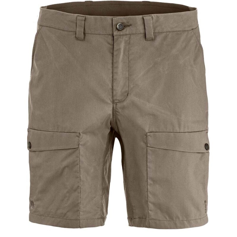 Short Fjallraven Abisko Hybrid Trail Shorts M Hombre Suede Brown