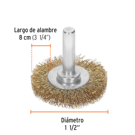 CEPILLO CIRCULAR 38MM ACERO 0.15MM-BLISTER TRUPER CA-1.1/2F N/a