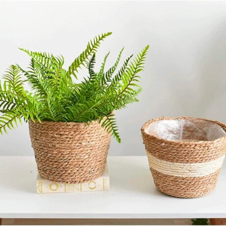 Set de 3 canastos Seagrass Marron