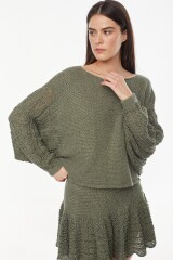 Sweater Agora Verde Claro/Oscuro