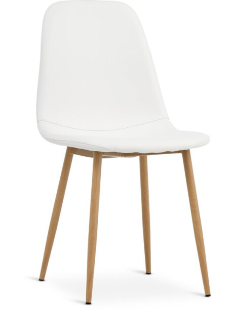 Silla comedor JONSTRUP blanca/roble natural Silla comedor JONSTRUP blanca/roble natural