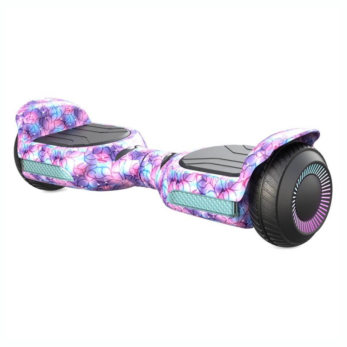 Patineta Eléctrica GYROOR G13 Hoverboard BT Con Luz LED - Pink 