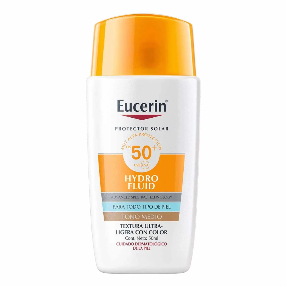 EUCERIN SUN FACIAL HYDRO FLUI FPS 50+ UV