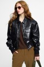 CHAQUETA BIKER CORTA Negro