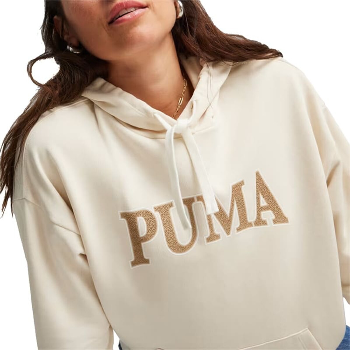 Lifestyle - Puma - Puma Canguro SQUAD Hoodie TR de Mujer - 677899 87 - Arena 