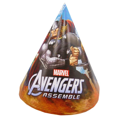 Cotillón Gorros Cumpleaños x10 Avengers U