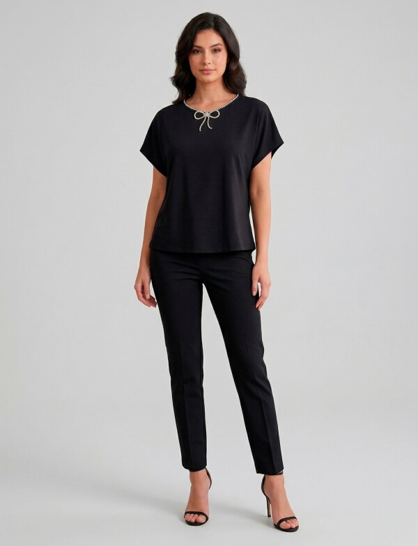 Blusa Strass NEGRO