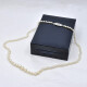 Collar Perlas De Cultivo Con Broche en Oro 18 K, Brillantes Y Diamantes Collar Perlas De Cultivo Con Broche en Oro 18 K, Brillantes Y Diamantes