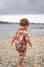 BABY LINEN SHIRTSUIT Caramelo