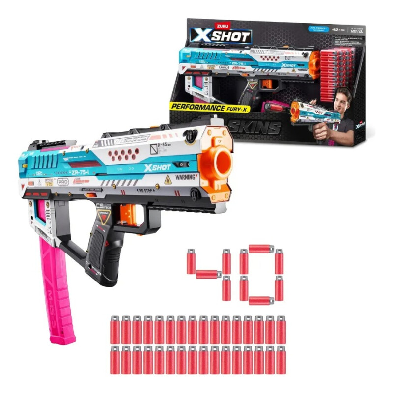 Escopeta X-Shot Slam Fire 40 Dardos Escopeta X-Shot Slam Fire 40 Dardos