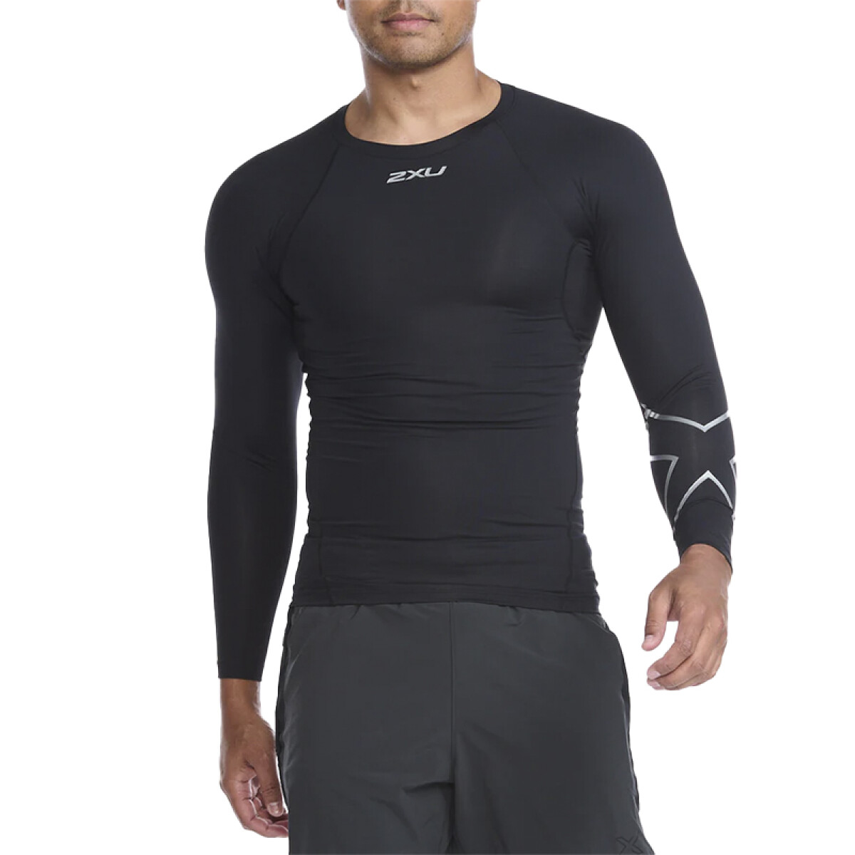 Remera 2XU Core Compression Long Sleeve - Negro 