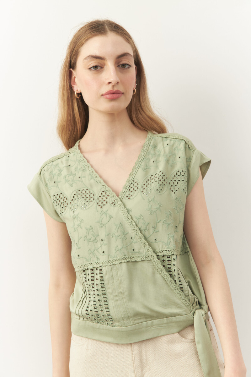 BLUSA ANASTASIA Verde Hierba