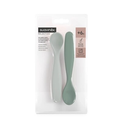 Set De Cucharas Suavinex Verde 2 Uds. Set De Cucharas Suavinex Verde 2 Uds.