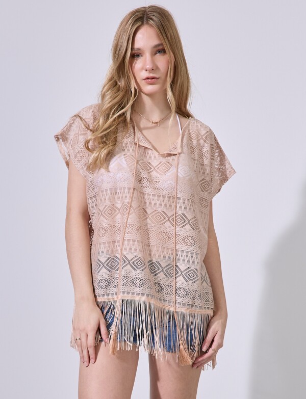 Kaftan Calado BEIGE