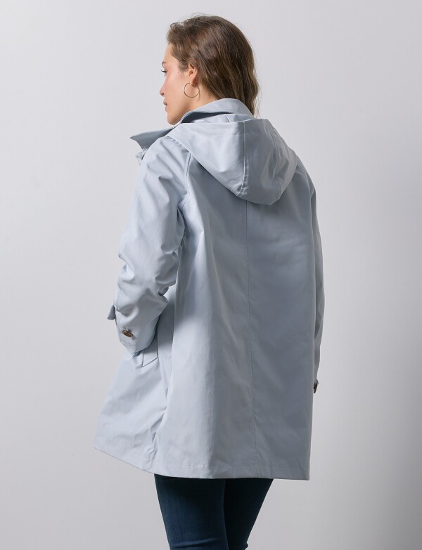 Gabardina Impermeable GRIS CLARO