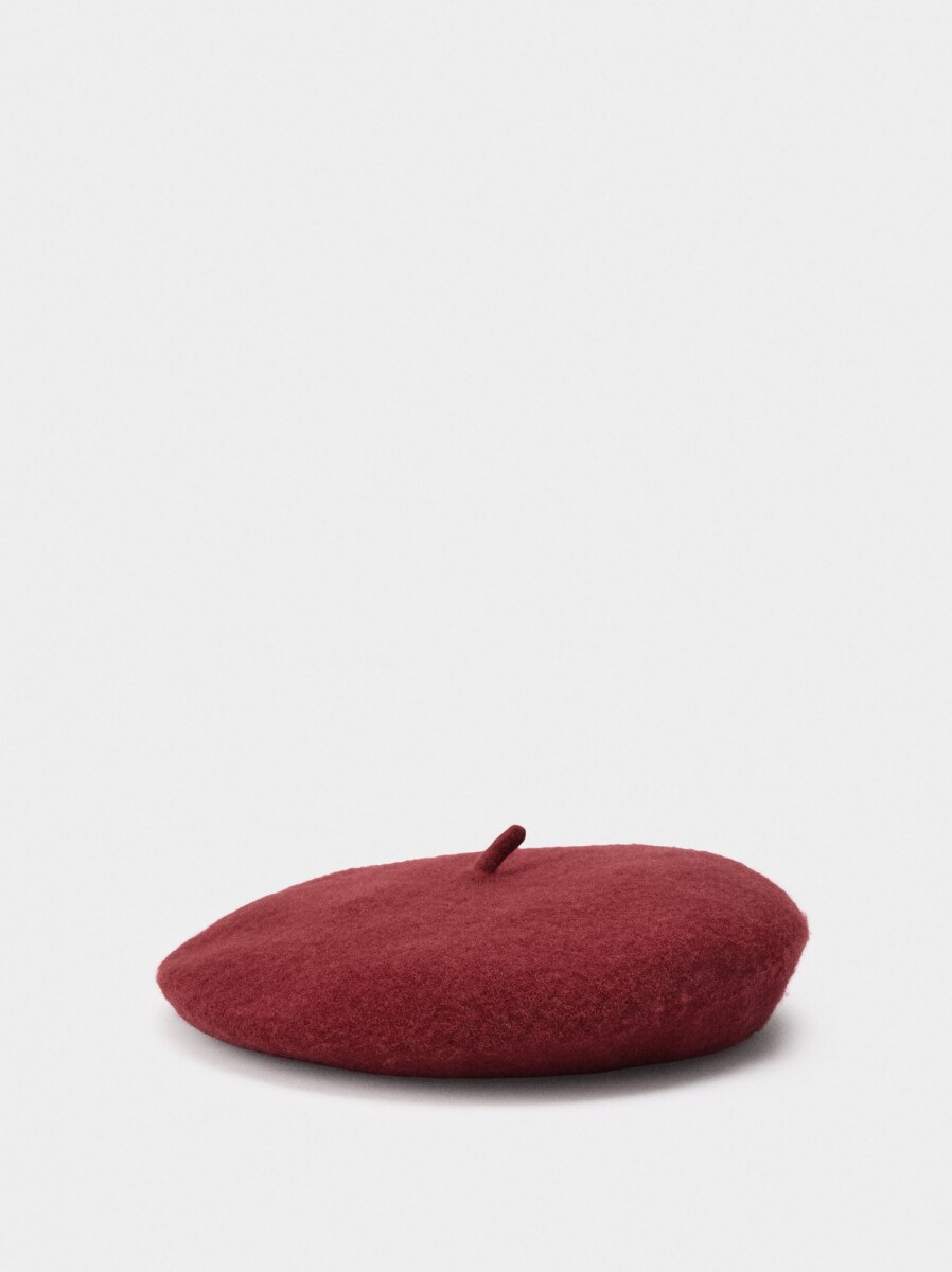Boina De Lana - rojo 