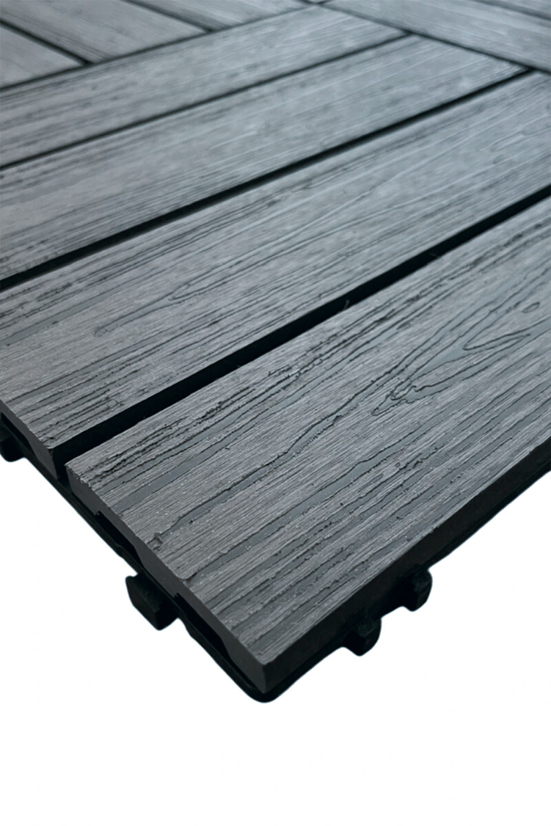 EASY DECK D303 BALDOSA EASY DECK WPC D303-I-Z LIGHT GREY 300X300X22MM