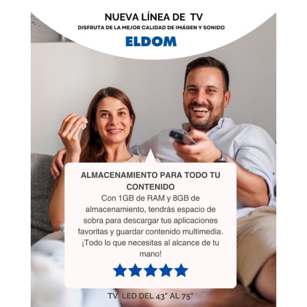 LED 55" SMART TV HD 4K ELDOM LED 55" SMART TV HD 4K ELDOM