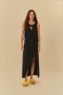FALDA LARGA DENIM Negro