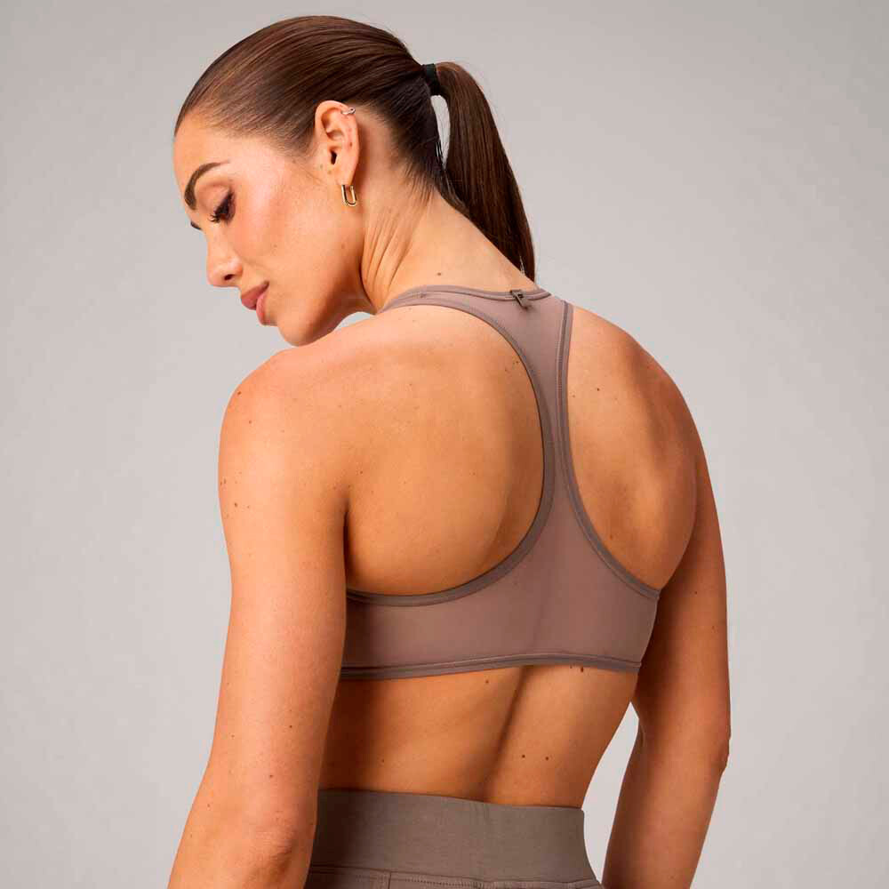 Bra Mesh Low Impact Bra Mujer Desert Shadows