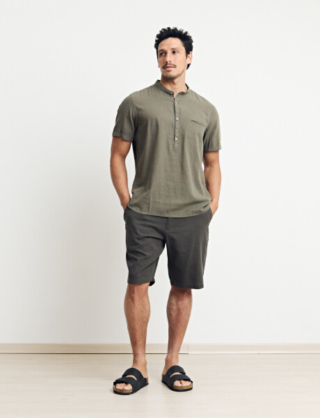 012405 CAMISA HARRINGTON LABEL Oliva