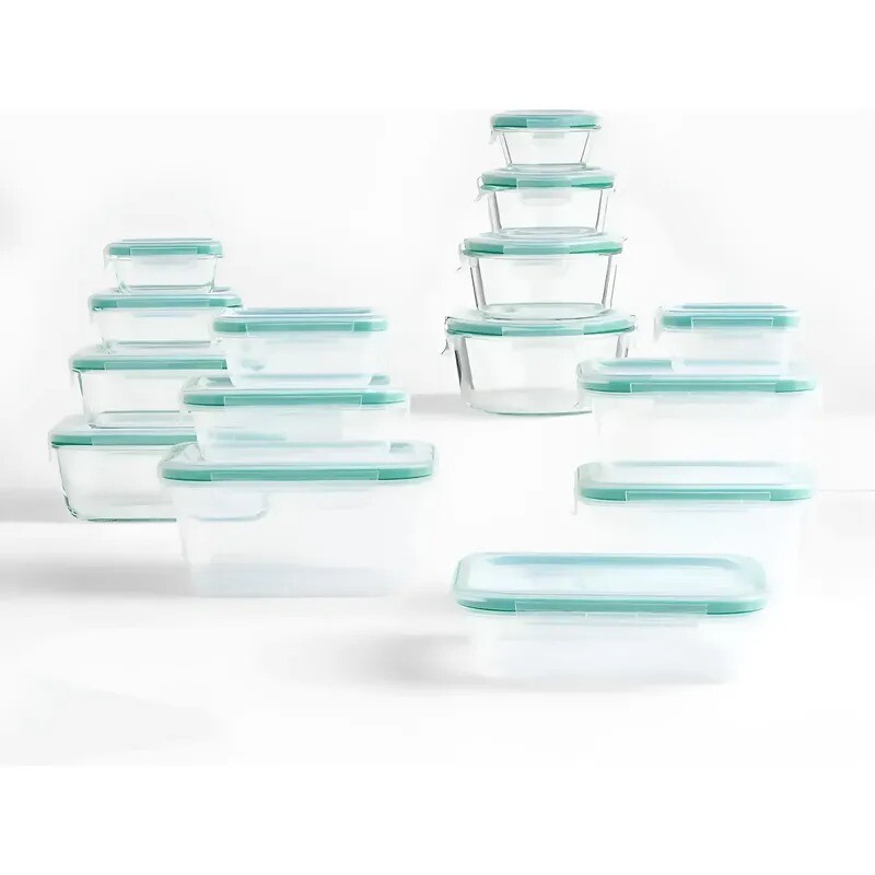 Juego De 15 Tuppers De Vidrio Y Plástico - 111179900 - Oxo Juego De 15 Tuppers De Vidrio Y Plástico - 111179900 - Oxo