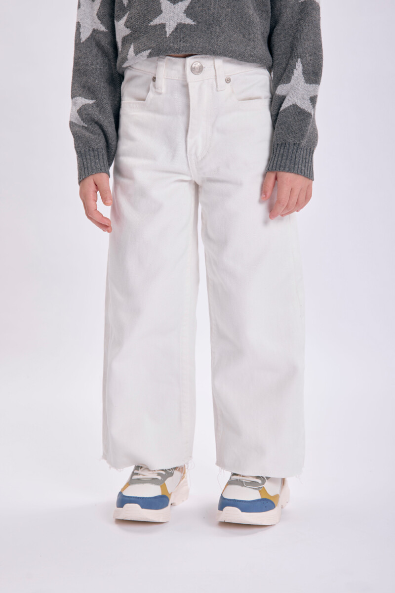 Pantalón jean Crudo