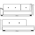 SOFA ESQUINERO TOKIO CON PUFF - VARIOS COLORES SOFA ESQUINERO TOKIO CON PUFF - VARIOS COLORES