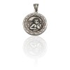Dije Colgante Ángel de la Guarda-Plata 925 quemada- Sin piedra-CP3037 Sinpiedra