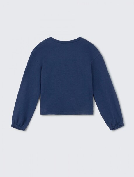 CONJUNTO DE NIÑA CON ESTAMPA AZUL