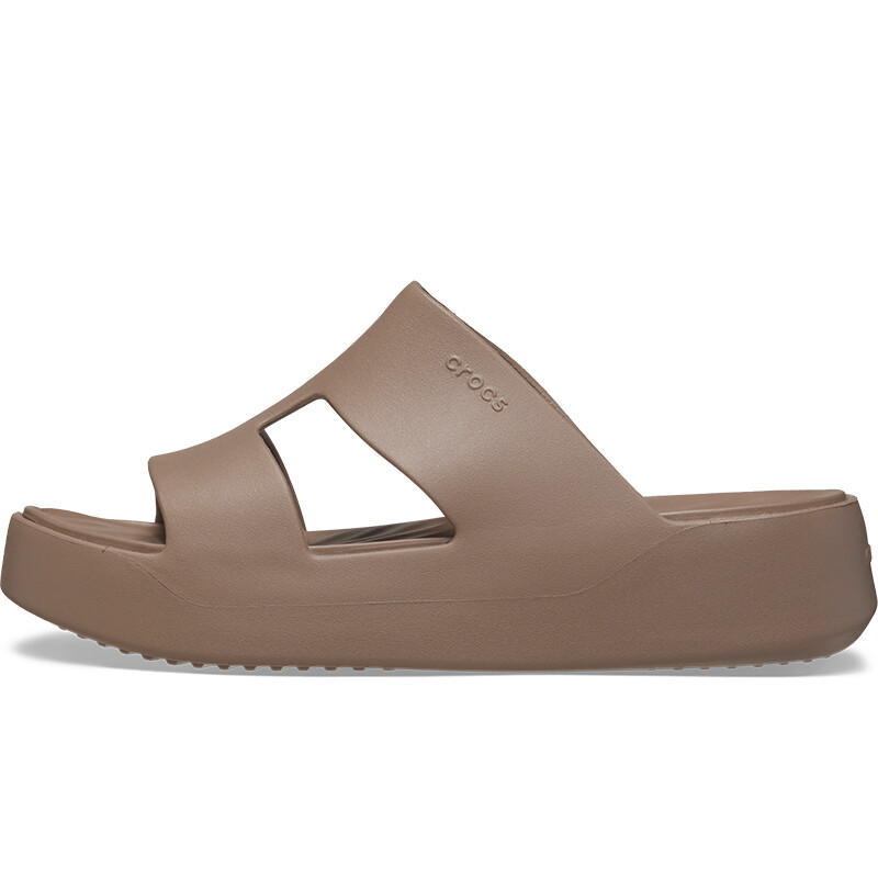 Sandalias Crocs Platform H-Strap Marrón