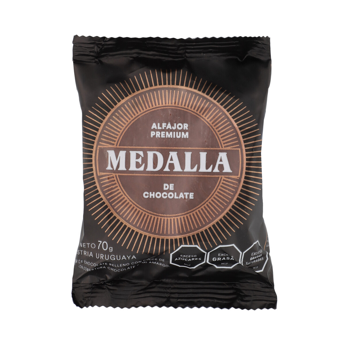 Medalla Chocolate Negro x 12 uds. 