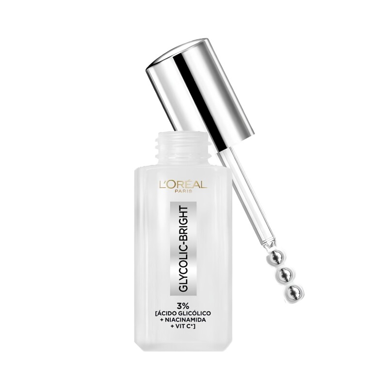 Pack Loreal Paris Glycolic Bright cuidado de Skin de 5 pasos Pack Loreal Paris Glycolic Bright cuidado de Skin de 5 pasos