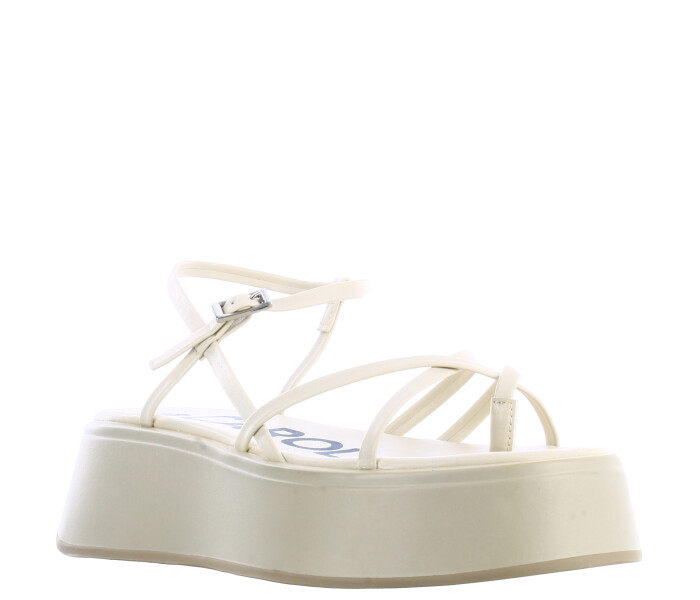 Sandalia CALEDONIA con tiras finas Offwhite