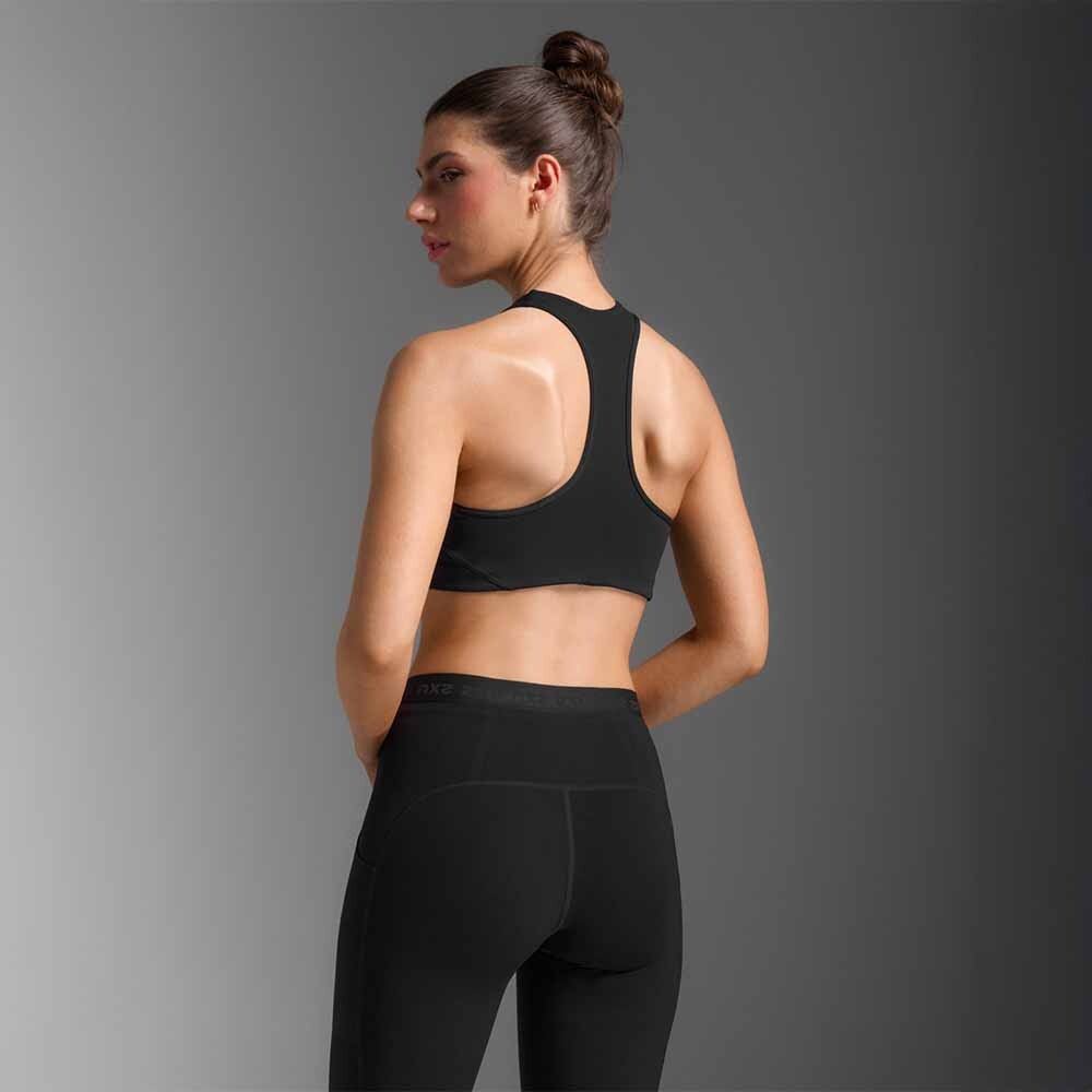 Bra Training Form Racerback Medium Impact Mujer Black/black