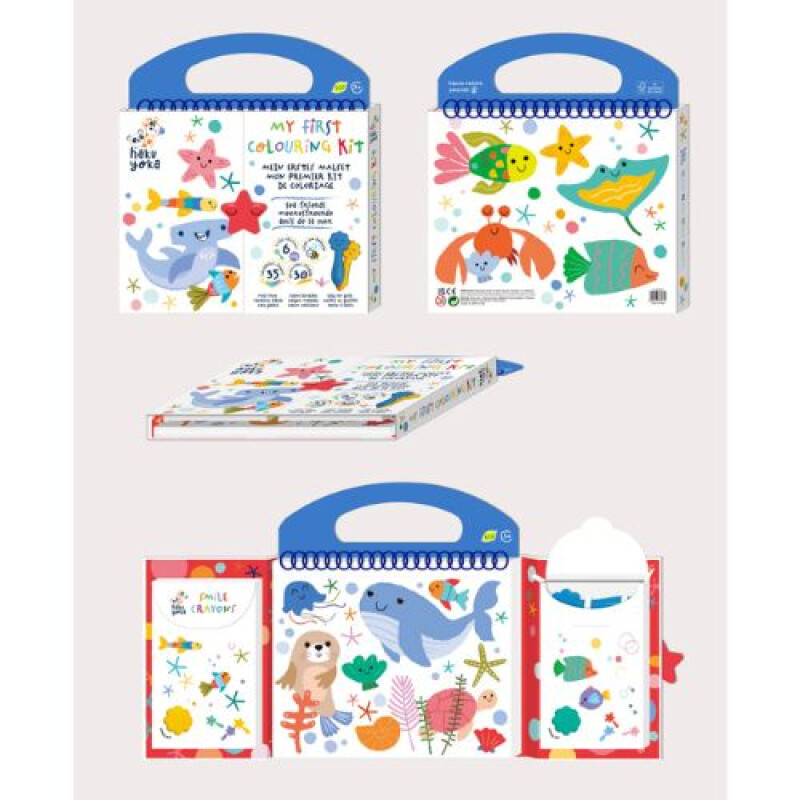 Mi primer Kit para colorear - Amigos marinos Mi Primer Kit Para Colorear - Amigos Marinos