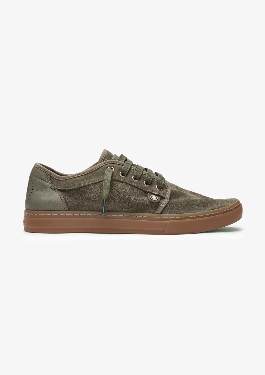 SHOES HEISEI SUEDE - DEEP KHAKI/GR 